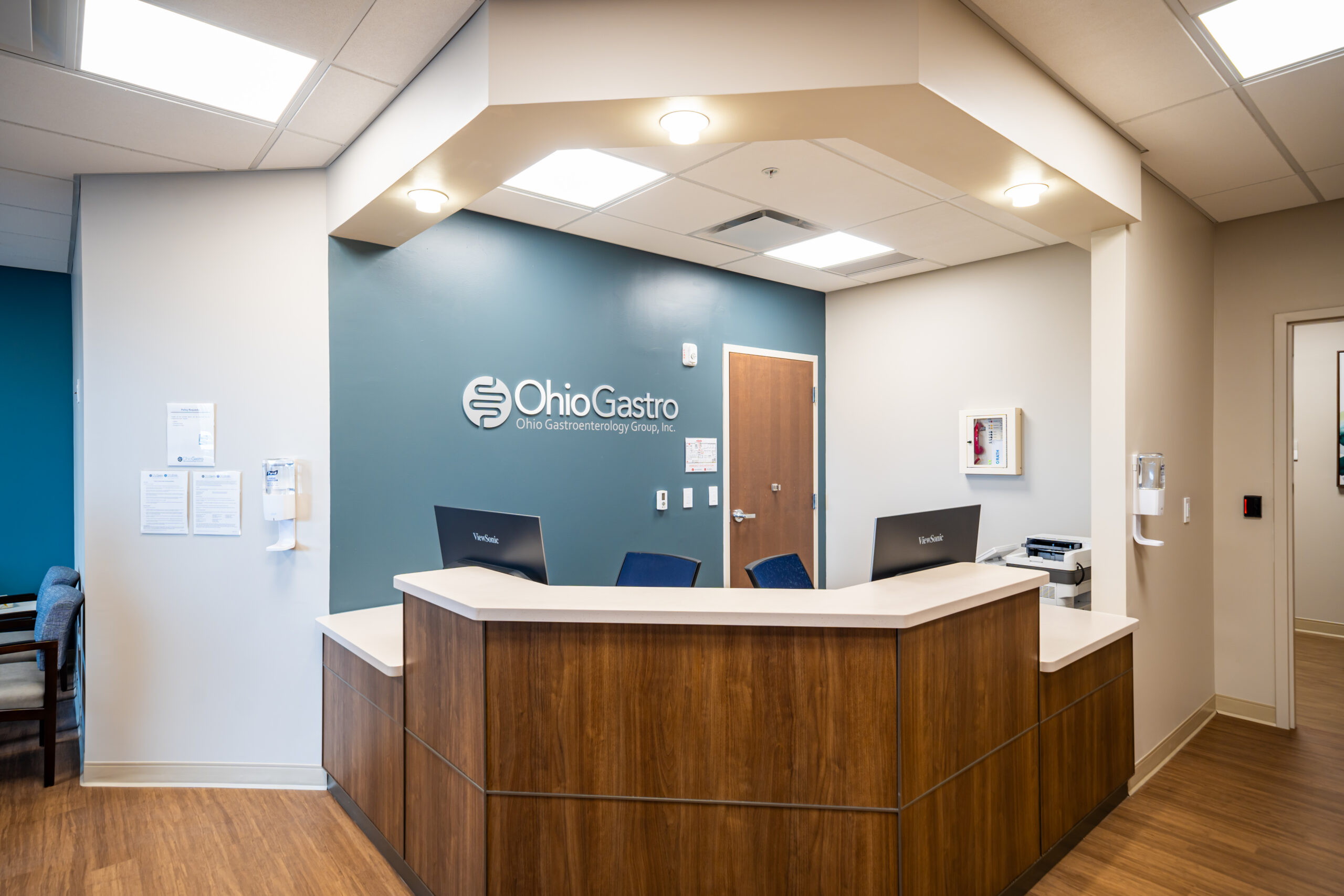 Gahanna Center Reception Area